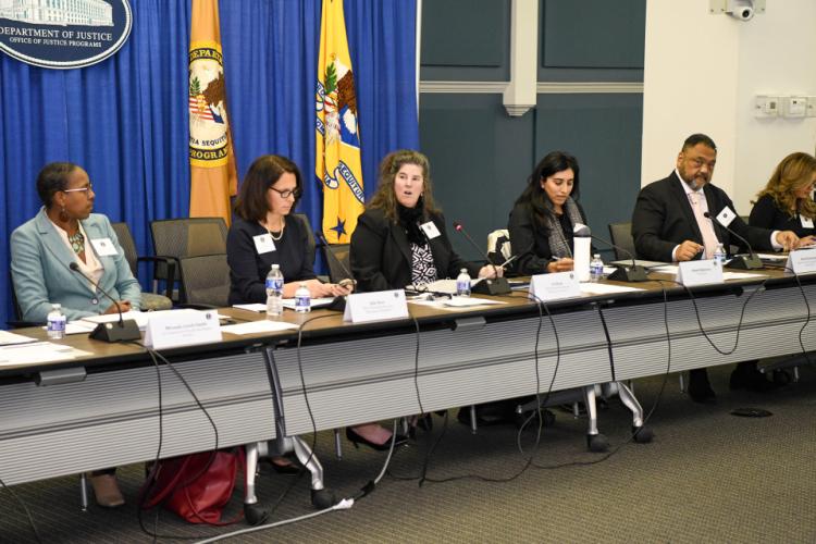 Administrator Liz Ryan and members of the Coordinating Council at the December 6 meeting 