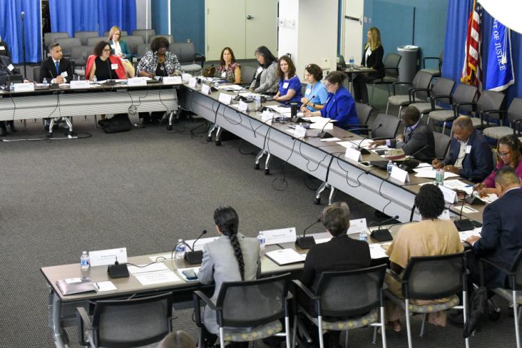 Members of the Coordinating Council on Juvenile Justice and Delinquency Prevention - September 19, 2024 meeting